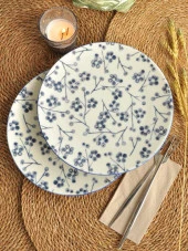 Sipahi Tomurcuk 2 li Servis Tabağı 25 Cm Porselen thumbnail 1