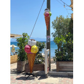 3D Fiberglas Dondurma Maketi LED 130 CM - 180 CM - 250 CM - 1