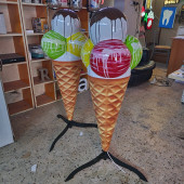 3D Fiberglas Dondurma Maketi LED 130 CM - 180 CM - 250 CM - 2