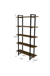 Evdesa Trend Metal Kitaplık 180x90 Cm - 3
