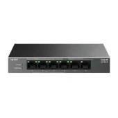 TP-LINK LS106LP 6 PORT 10/100 4 PORT POE+ YONETILEMEZ DESKTOP SWITCH METAL KASA - 1