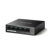 TP-LINK MERCUSYS MS105GP 5 PORT 10/100/1000 4 PORT POE+ YONETILEMEZ DESKTOP SWITCH METAL KASA - 2