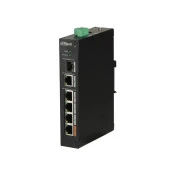 Dahua Pfs3106-4Et-60 4 Port Poe 10/100 1Ge Uplınk 1Xsfp 60W Yonetılemez Swıtch - 1