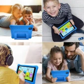 NPO 8" IPS Ekran 4GB 64GB Android 13.0 A133P 1.8GHz Antişok Çocuk Tableti Kids Tablet Mavi RS407+ - 7