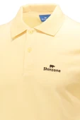 Erkek Polo Yaka Yumuşak Dokulu, Kol Bantlı Sarı T-Shirt - 2