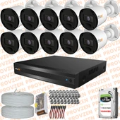 PROVZEN RİVO 10 Kameralı Güvenlik Kamerası Geniş Açı Gece Görüşü - 2