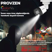 PROVZEN Hikvision 16 Kameralı ColorVu Hibrit Güvenlik Kamerası - 3