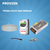 Provzen Hikvision 6 Kamera FullHD Güvenlik Kamerası Set 1TB HDD - 7