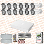 Provzen Hikvision ColorVu Gece Renkli 12 Kameralı Set 1TB HDD - 2