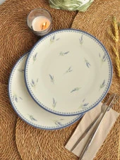 Sipahi Lavanta Sporselen 2 li  Servis Tabağı 25 cm thumbnail 1