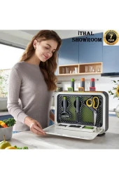 MORPHY RİCHARDS STERİLİZE KESME KAHTASİ DEZENFEKSİYONLU 9 PARÇA BIÇAK VE KESME TAHTASI SETİ - 1
