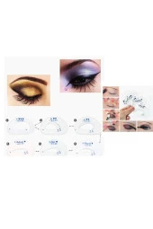 6 Farklı Model Eyeliner Göz Farı Şablonları Şekillendirici - 4