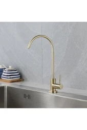 Su Arıtma Musluğu Mat Gold Yeni Ankastre Model Ithal 5 Yıl Garantili thumbnail 3