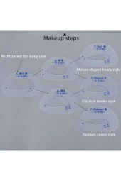 6 Farklı Model Eyeliner Göz Farı Şablonları Şekillendirici - 6