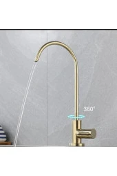 Su Arıtma Musluğu Mat Gold Yeni Ankastre Model Ithal 5 Yıl Garantili thumbnail 5