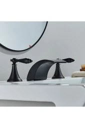 Banyo Bataryası Küvet Jakuzi Ankastre Mat Siyah Yeni Şelale 7 Yıl Garantili Ithal thumbnail 3