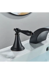 Banyo Bataryası Küvet Jakuzi Ankastre Mat Siyah Yeni Şelale 7 Yıl Garantili Ithal thumbnail 4