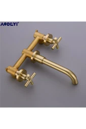 Banyo Lavabo Bataryası Ankastre Mat Gold 3'lü Set Yeni 5 Yıl Garantili+sıva Altı Dahil - 2
