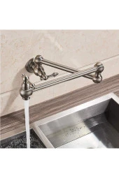 Mutfak Ocak Üstü Pot Musluk Yeni Model Mat Krom Nikel Ithal 7 Yıl Garantili thumbnail 6