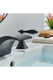 Banyo Bataryası Küvet Jakuzi Ankastre Mat Siyah Yeni Şelale 7 Yıl Garantili Ithal thumbnail 5