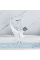 Banyo Lavabo Bataryası Beyaz Şelale Tasarım 7 Yıl Garantili thumbnail 2