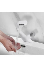 Banyo Lavabo Bataryası Beyaz Şelale Tasarım 7 Yıl Garantili thumbnail 5