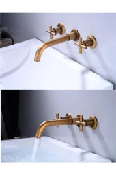 Banyo Lavabo Bataryası Ankastre 3'lü Set Antik Yeni 5 Yıl Garantili Sıva Altı Dahil Ithal thumbnail 3