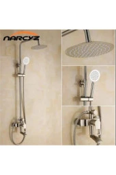 Banyo Bataryası Duş Seti Mat Krom Nikel Özel Seri Yeni Model 5 Yılgarantili - 1