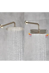 Banyo Bataryası Duş Seti Ankastre Mat Gold Yeni Ürün 3 Yollu Model Sıva Altı Dahil 7 Yıl Garantili - 5