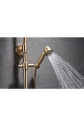 Banyo Bataryası Duş Seti Mat Gold Özel Seri Yeni Model 5 Yıl Garantili thumbnail 2