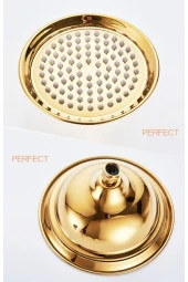 Banyo Bataryası Duş Seti Ankastre Gold Özel Renk Taşlı 5 Yıl Garantili Sıva Altı Dahil - 4