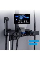 Banyo Bataryası Duş Seti Dijital Yeni Model Bideli Termostatlı Ithal 7 Yıl Garantili thumbnail 4