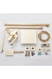 Banyo Bataryası Duş Seti Mat Gold Özel Seri Yeni Model 5 Yıl Garantili. - 5