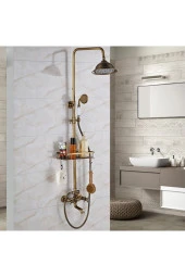 Banyo Bataryası Duş Seti Özel Tasarım Antik Sepetli Yeni Model 5 Yıl Garantili thumbnail 1