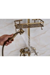 Banyo Bataryası Duş Seti Antik Sepetli Model Yeni Ürün 5 Yıl Garantili thumbnail 3