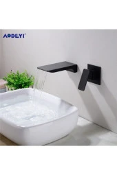 Banyo Lavabo Bataryası Ankastre Siyah Set Yeni Sıva Altı Dahil 7 Yıl Garantili thumbnail 1