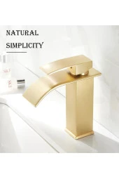 Banyo Lavabo Bataryası Şelale Mat Gold Modeli Yeni Tasarım Ürünü 7 Yıl Garantili - 2