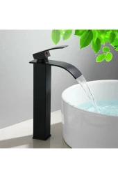 Banyo Çanak Lavabo Bataryası Mat Siyah Tarz Yeni Model 5 Yıl Garantili Ithal - 1