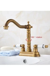 Banyo Lavabo Bataryası Ankastre Antik Renk Yeni Model 5 Yıl Garantili - 1