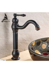 Banyo Çanak Lavabo Bataryası Siyah Yeni Ürün 360 Derece Döner Başlıklı 5 Yıl Garantili - 1