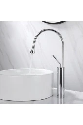 Banyo Çanak Lavabo Bataryası Yeni Tasarım Krom 5 Yıl Garantili thumbnail 4