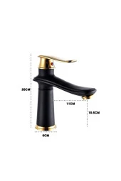 Banyo Lavabo Bataryası Siyah-gold Model Yeni 5 Yıl Garantili - 2