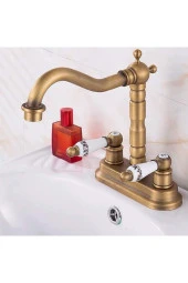 Banyo Lavabo Bataryası Ankastre Antik Renk Yeni Model 5 Yıl Garantili - 2