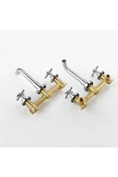 Banyo Lavabo Bataryası Ankastre Krom Set Ithal 5 Yıl Garantili Sıva Altı Dahil - 6