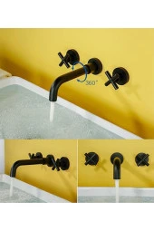 Banyo Lavabo Bataryası Ankastre Siyah 3'lü Set Yeni 5yıl Garantili Sıva Altı Dahil thumbnail 1