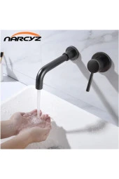 Banyo Lavabo Bataryası Ankastre Siyah Set Yeni 5 Yıl Garantili Sıva Altı Dahil - 1