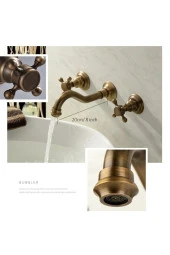 Banyo Lavabo Bataryası Ankastre Antik 3'lü Set Yeni 5 Yıl Garantili thumbnail 1