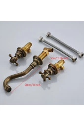 Banyo Lavabo Bataryası Ankastre Antik 3'lü Set Yeni 5 Yıl Garantili thumbnail 3