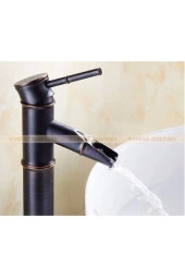 Banyo Lavabo Bataryası Antik Siyah Çanak Lavabo Uzun Yeni thumbnail 4