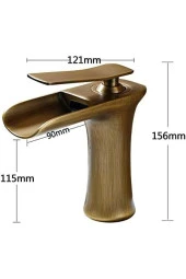 Banyo Lavabo Bataryası Antik Şelale Model Yeni 7 Yıl Garantili Yüksek Kalite Ithal - 5